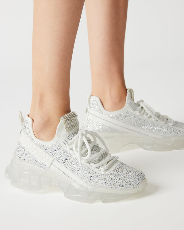 Steve Madden Maxima White Rhinestones