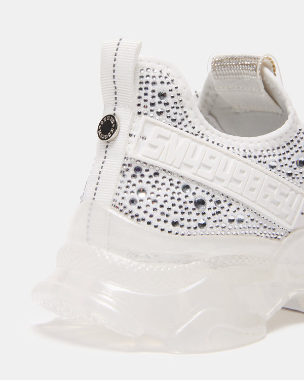 Steve Madden Maxima White Rhinestones