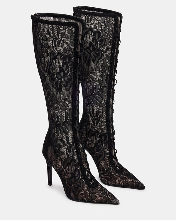 Steve Madden Maxine Black Lace
