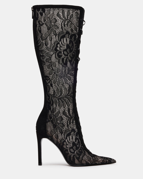 Steve Madden Maxine Black Lace