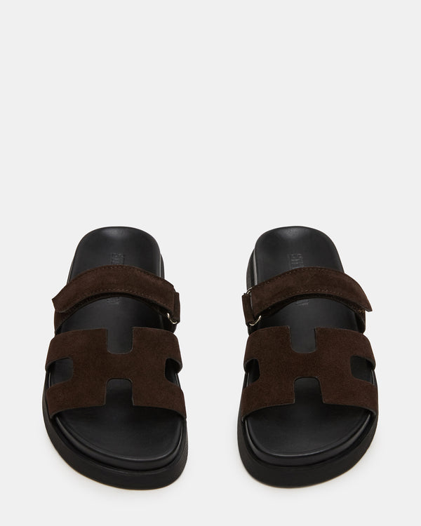 Steve Madden Mayven Chocolate Brown Suede MAYVEN