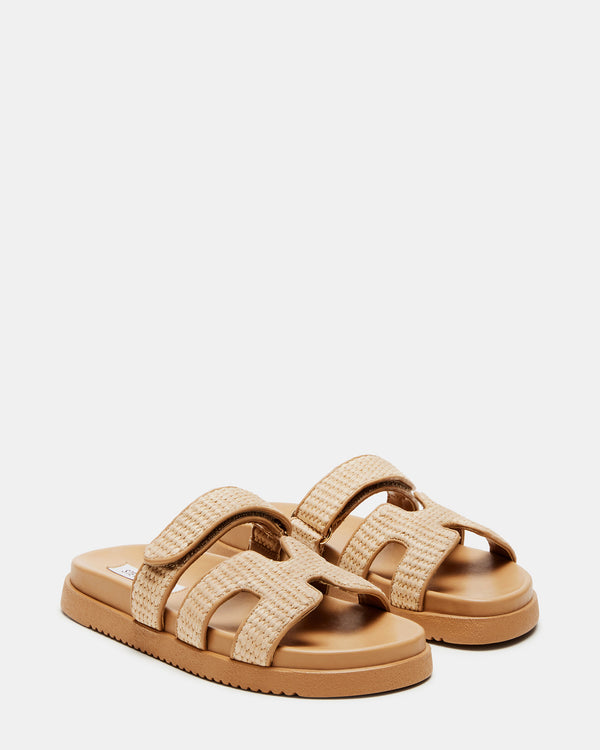 Steve Madden Mayven Natural Raffia