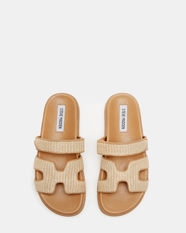 Steve Madden Mayven Natural Raffia