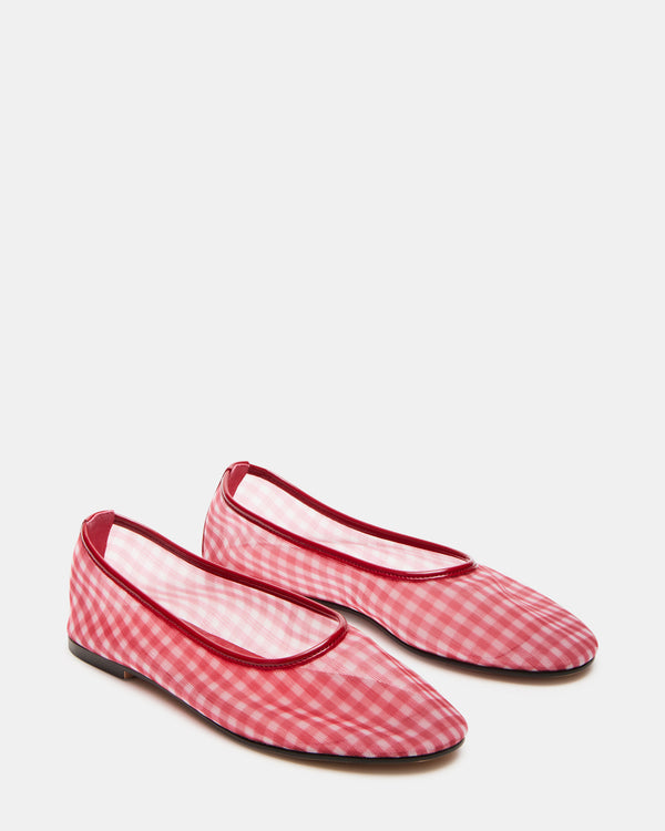 Steve Madden Meadow Red Gingham MEADOW