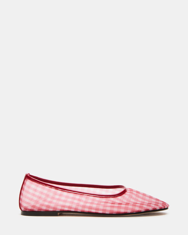 Steve Madden Meadow Red Gingham MEADOW