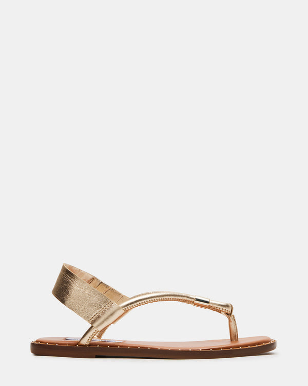 Steve Madden Meduza Gold Leather