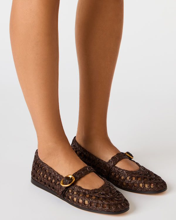 Steve Madden Melody Brown Raffia MELODY