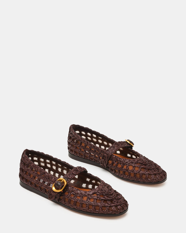 Steve Madden Melody Brown Raffia MELODY