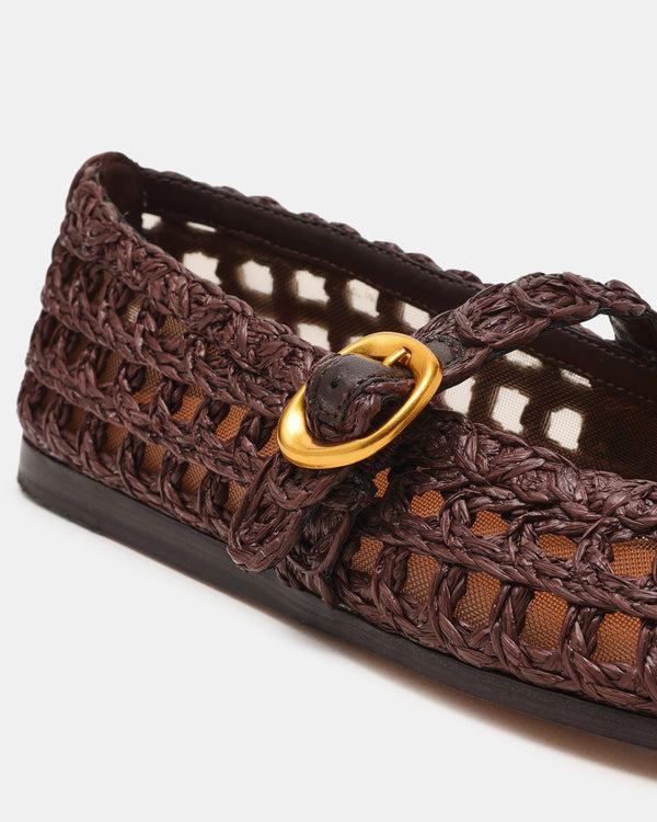 Steve Madden Melody Brown Raffia MELODY
