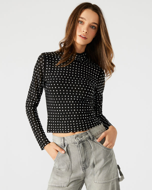 Steve Madden Melvina Top Black MELVINATOP