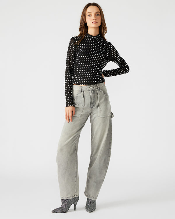 Steve Madden Melvina Top Black MELVINATOP