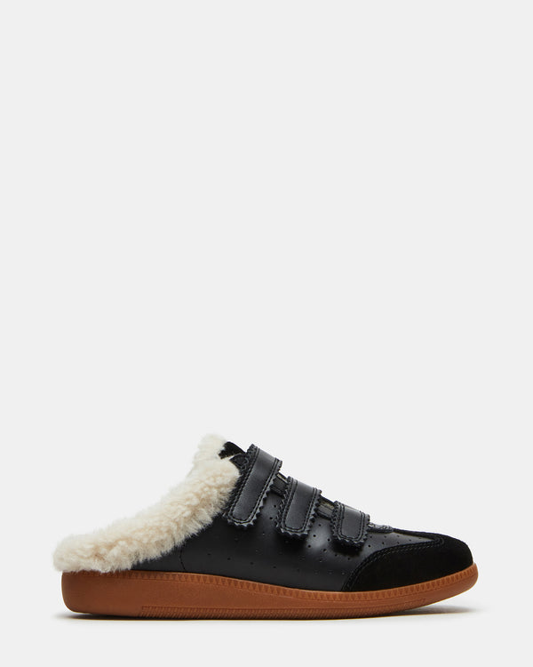 Steve Madden Memento Faux Fur Black Multi