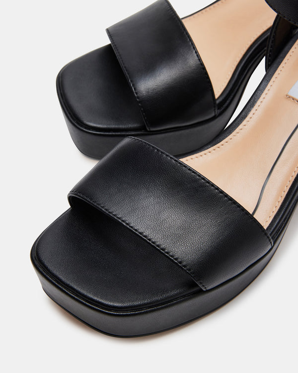 Steve Madden Mercerr Black Leather