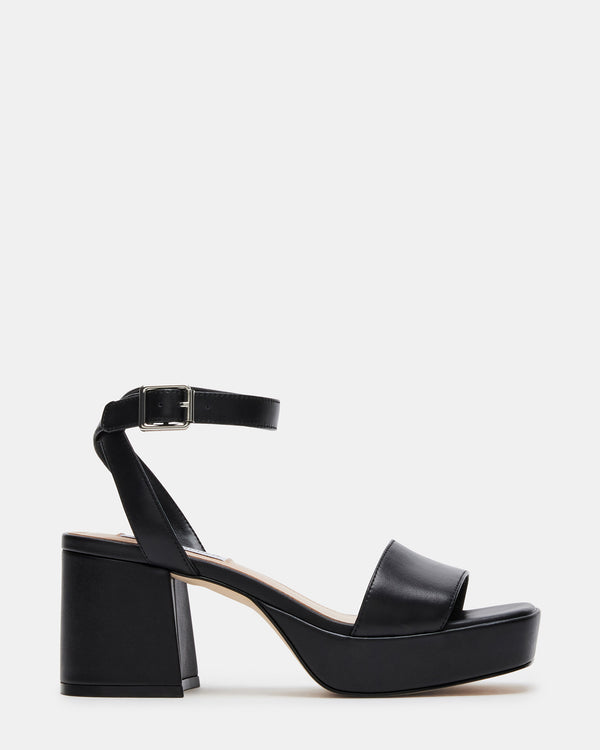 Steve Madden Mercerr Black Leather