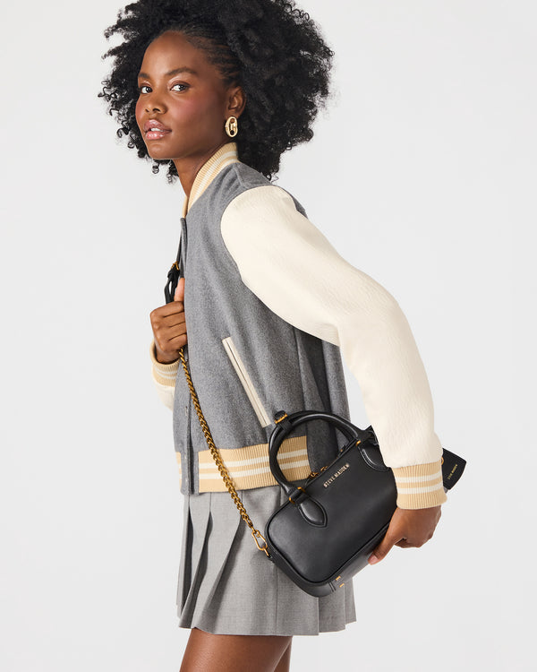 Steve Madden Merit Bag Black Leather MERITBAG