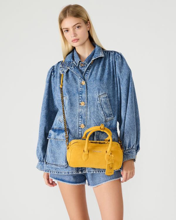 Steve Madden Merit Bag Mustard Suede MERITBAG