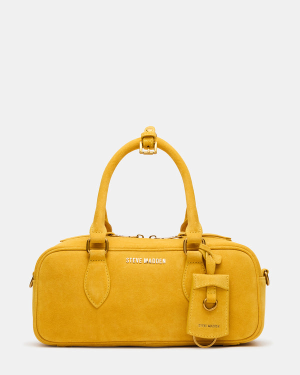 Steve Madden Merit Bag Mustard Suede MERITBAG