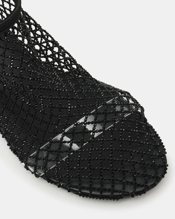 Steve Madden Mino Black Rhinestones