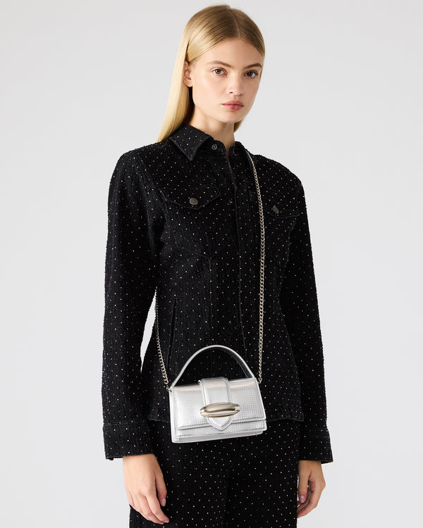 Steve Madden Mishell Bag Silver Disco
