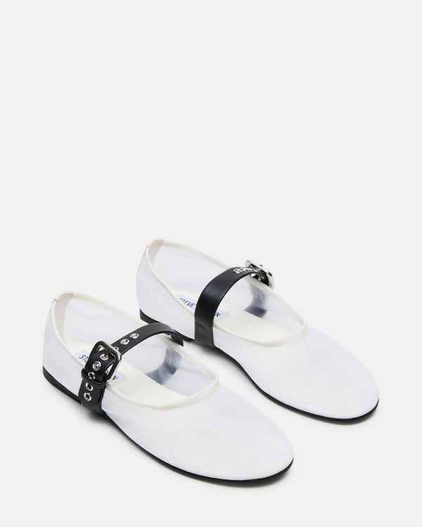 Steve Madden Mitsy White/black MITSY
