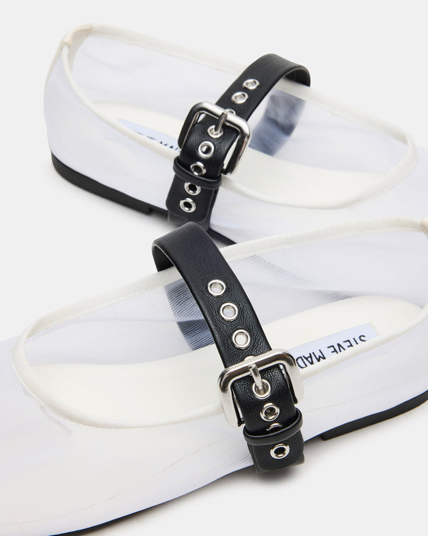 Steve Madden Mitsy White/black MITSY