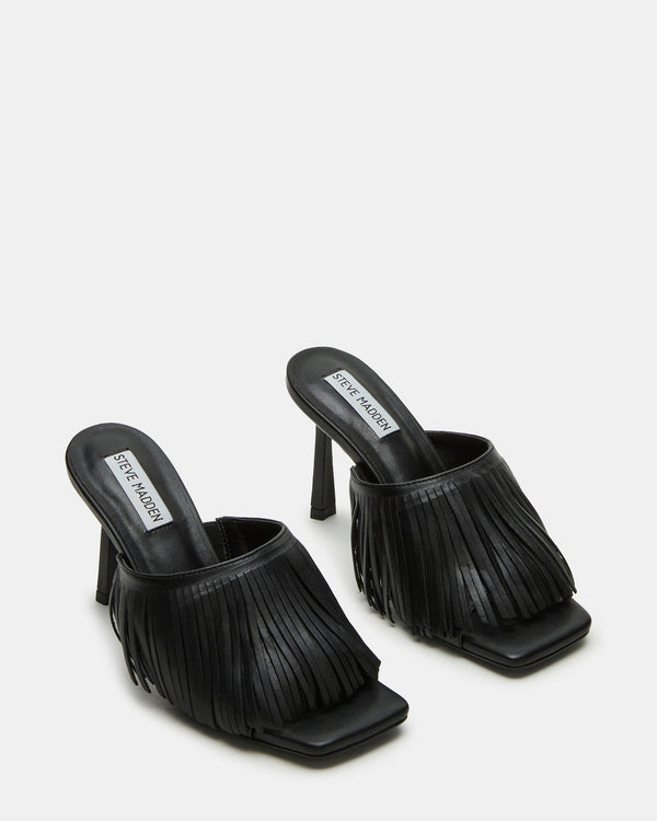 Steve Madden Morina Black Leather