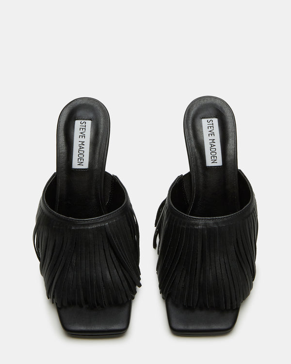 Steve Madden Morina Black Leather