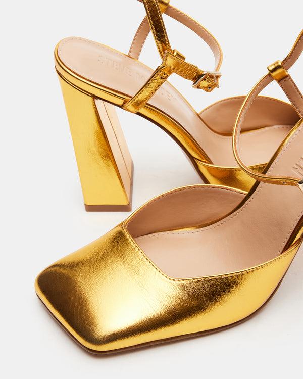 Steve Madden Mosaic Gold Leather MOSAIC