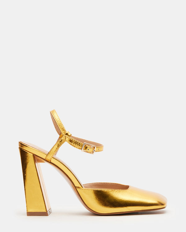 Steve Madden Mosaic Gold Leather MOSAIC