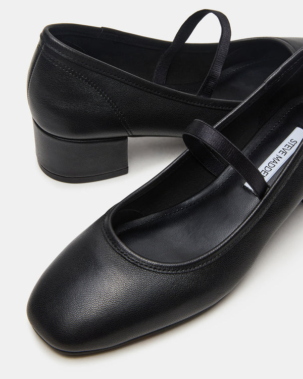 Steve Madden Mural Black Leather MURAL