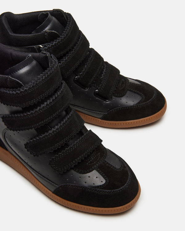 Steve Madden Mustang Black Suede