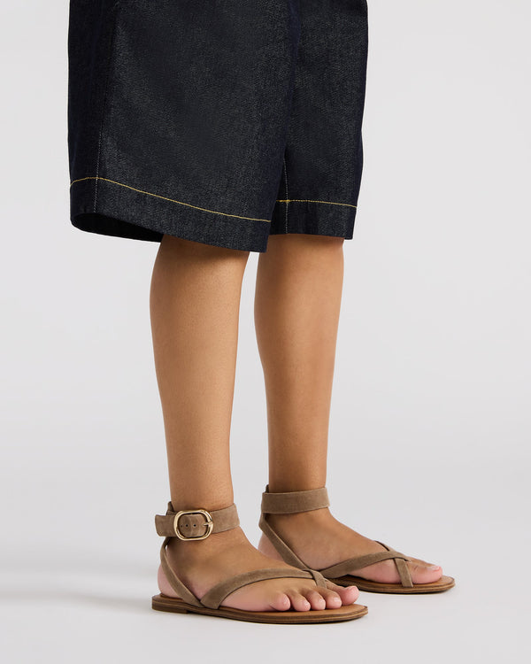 Steve Madden Nashira Taupe Suede