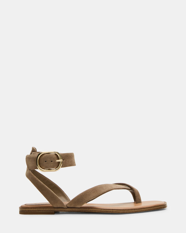 Steve Madden Nashira Taupe Suede