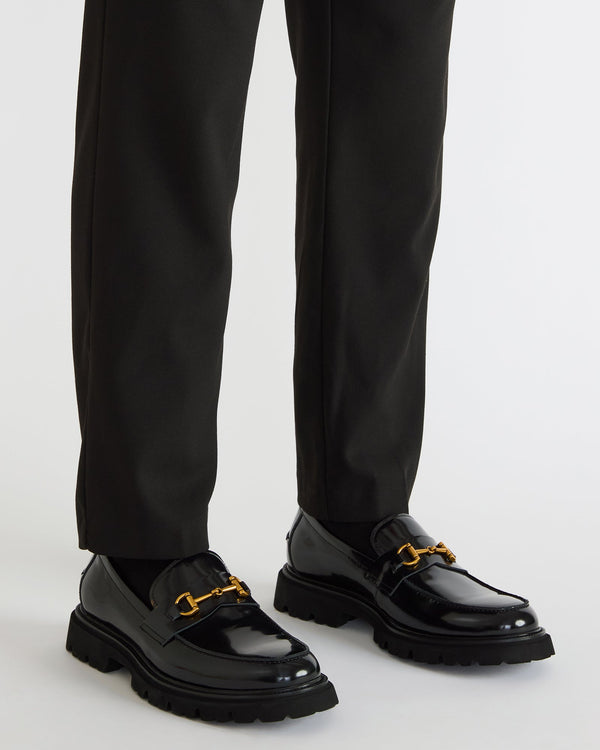 Steve Madden Naxos Black Leather