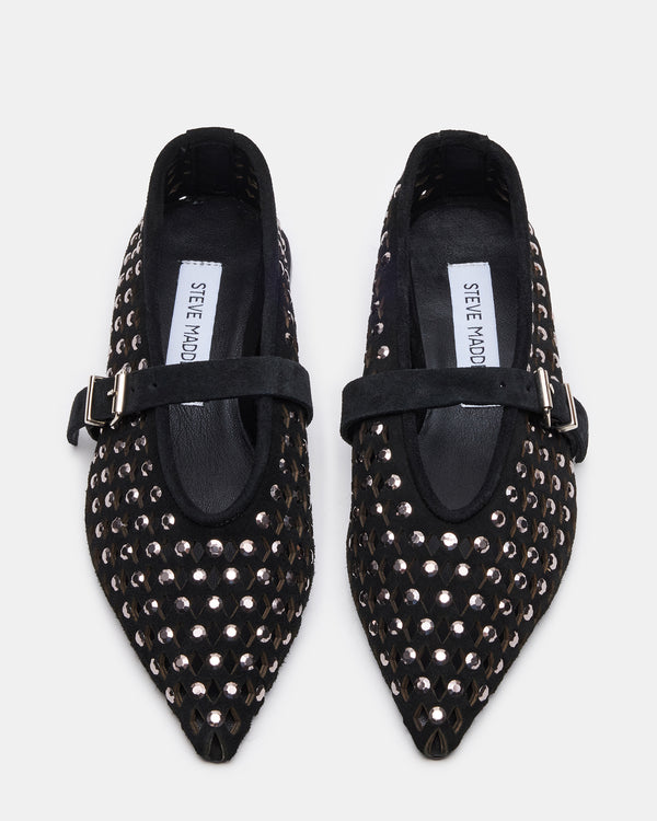 Steve Madden Nico Black Suede NICO