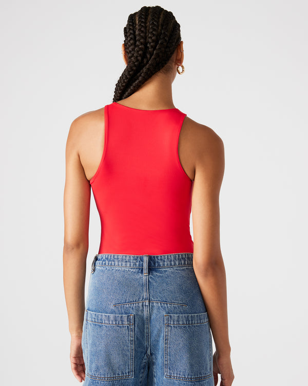 Steve Madden Nico Bodysuit Red NICOBODYSUIT