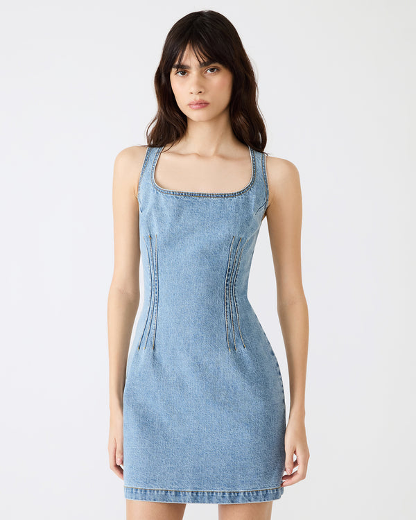 Steve Madden Noelle Dress Forever Blue NOELLEDRESS