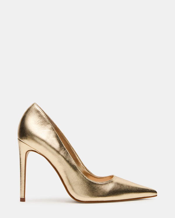Steve Madden Noir Gold Leather