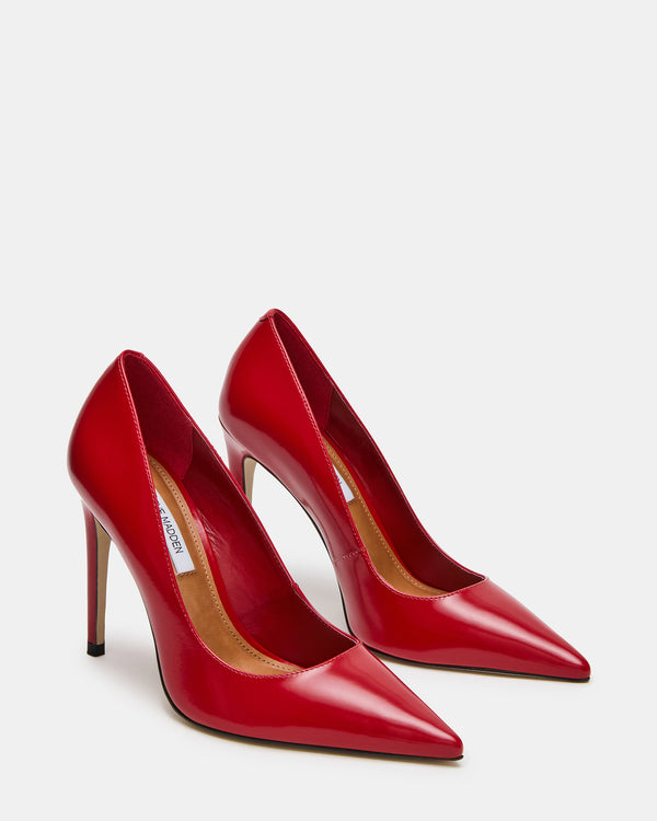 Steve Madden Noir Red Leather NOIR