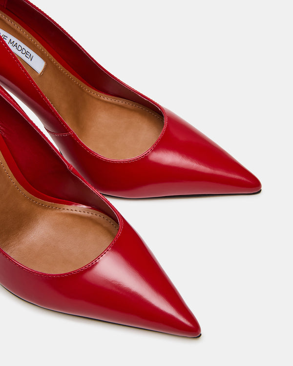 Steve Madden Noir Red Leather NOIR