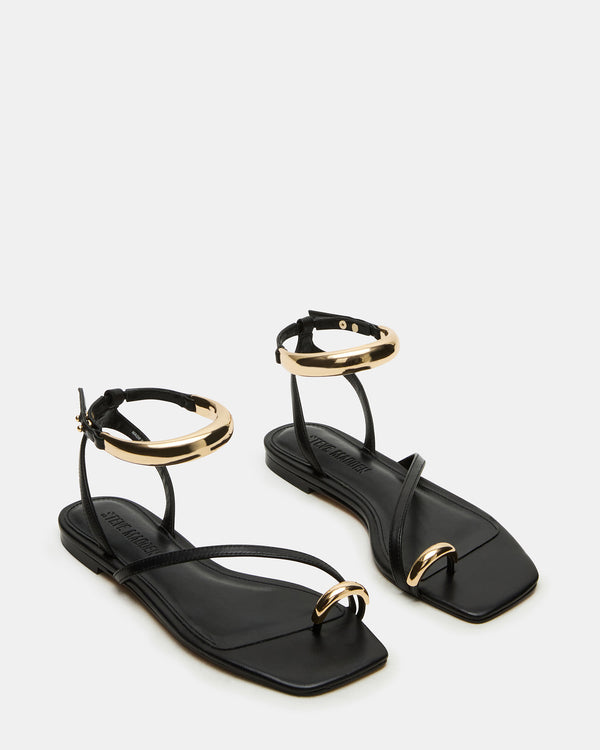 Steve Madden Odyssey Black Leather