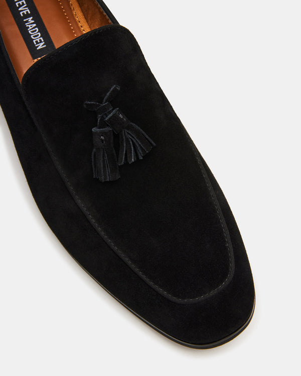 Steve Madden Ondre Black Suede ONDRE MEN'S SHOES
