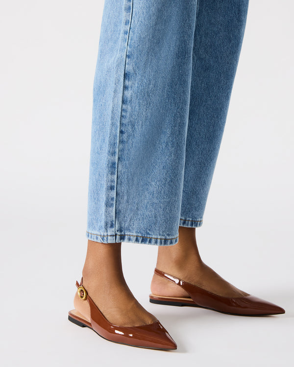 Steve Madden Ottie Camel Patent OTTIE