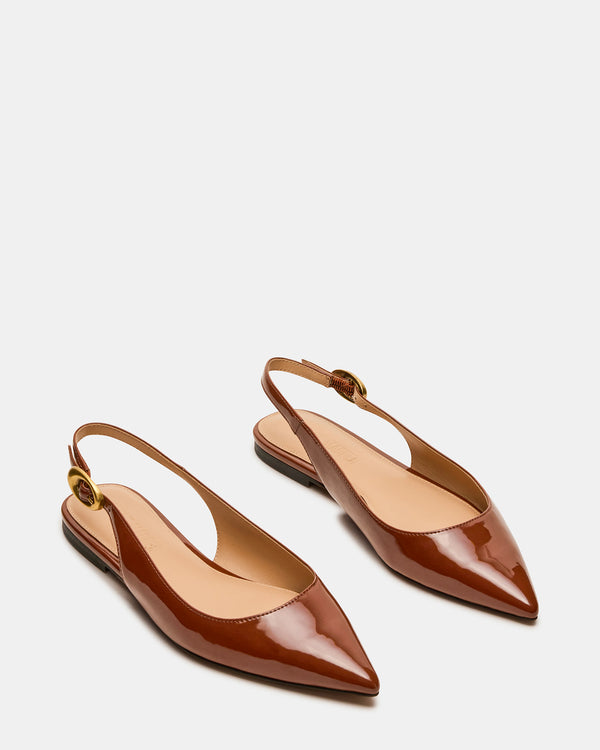 Steve Madden Ottie Camel Patent OTTIE