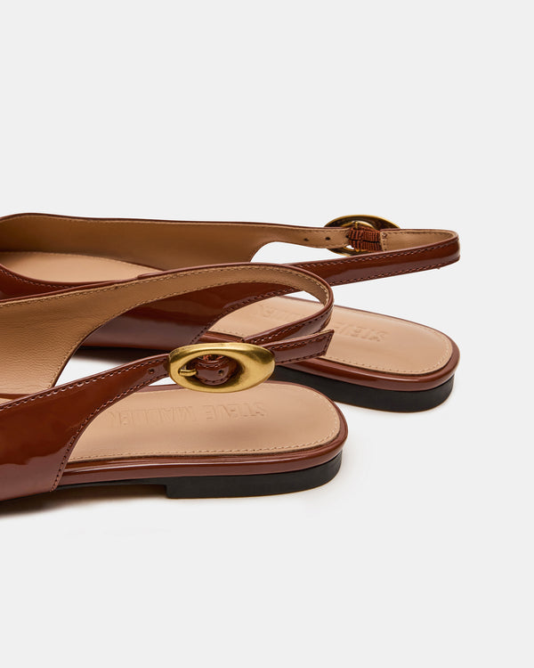 Steve Madden Ottie Camel Patent OTTIE