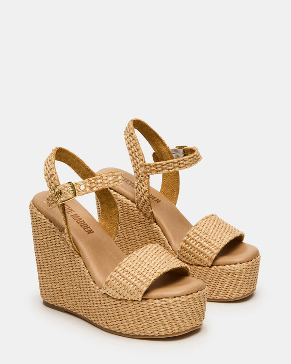 Steve Madden Palm Natural Raffia PALM