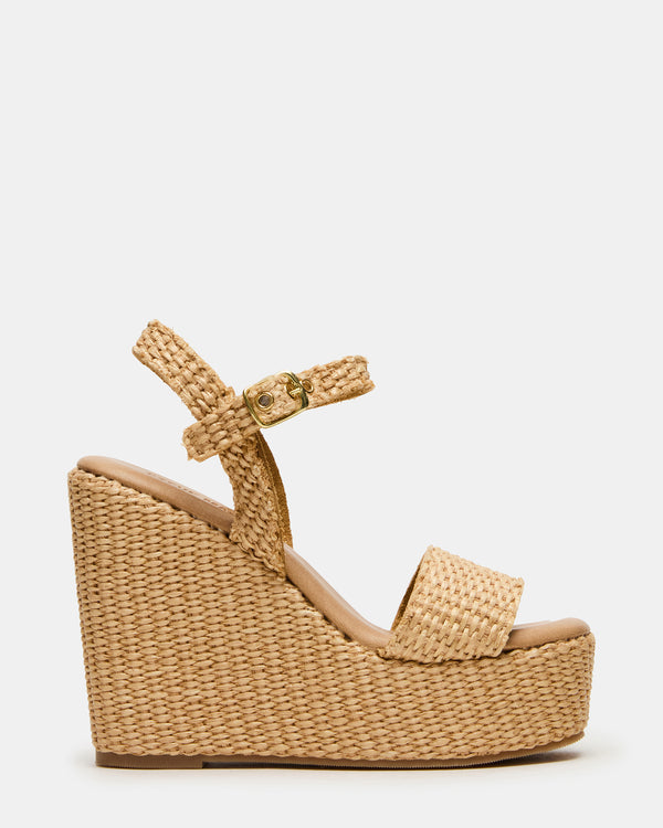 Steve Madden Palm Natural Raffia PALM