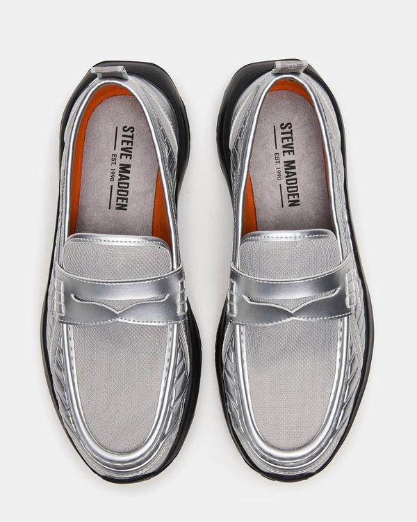 Steve Madden Parrish Silver PARRISH MEN'S SHOES