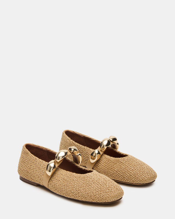 Steve Madden Poppin Natural Raffia
