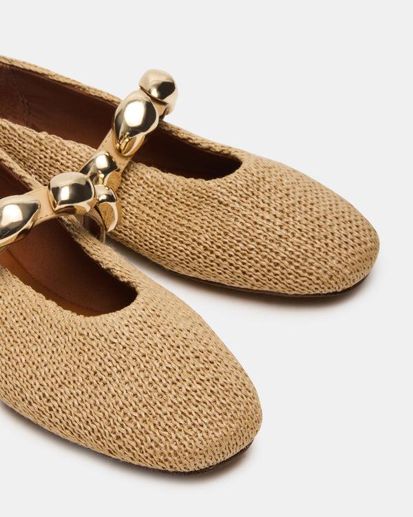 Steve Madden Poppin Natural Raffia